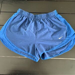 Nike Blue Athletic Shorts Lightweight Breathable